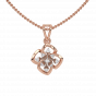 The Dramatic Flower Diamond Pendant Set