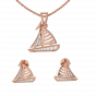 The Voyage Diamond Pendant Set