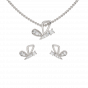 Lets Fly Diamond Pendant Set