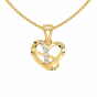 The Heart Infinity Diamond Pendant Set