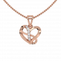 The Heart Infinity Diamond Pendant Set