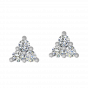 Treat Of Trio Diamond Stud Earrings