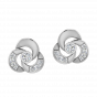 Spinning Treat Diamond Stud Earrings