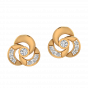 Spinning Treat Diamond Stud Earrings