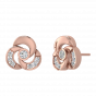 Spinning Treat Diamond Stud Earrings
