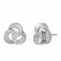 Spinning Treat Diamond Stud Earrings