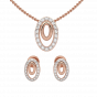 Sun N Shine Diamond Pendant Set