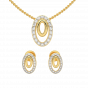 Sun N Shine Diamond Pendant Set
