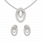 Sun N Shine Diamond Pendant Set