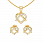 The Heartbeats Diamond Pendant Set