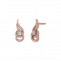 Posy Pose Diamond Stud Earrings