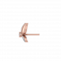 Happy Butterfly Diamond Stud Earrings