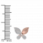 Happy Butterfly Diamond Stud Earrings