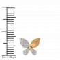 Happy Butterfly Diamond Stud Earrings