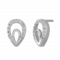 Drop Retreat Diamond Stud Earrings
