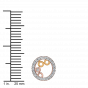 Tango Round Diamond Stud Earrings