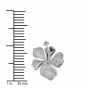 Fancy Floral Diamond Stud Earrings