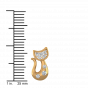 Kitty Treat Diamond Stud Earrings