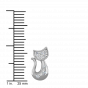 Kitty Treat Diamond Stud Earrings