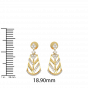 Diamond and Gold Celebration Earrings