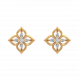 Pretty Daisy Diamond Stud Earrings