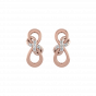 Infinity Forever Diamond Stud Earrings