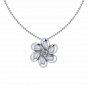 Awesome Gold Flower Diamond Pendant
