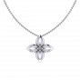 The Flower Gold Diamond Pendant