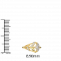 Christmas Tree Diamond and Gold Ring