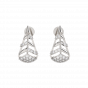 Christmas Tree Diamond and Gold Earring