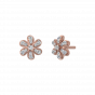 Floral Fields Diamond Stud Earrings