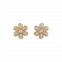 Floral Fields Diamond Stud Earrings