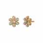 Floral Fields Diamond Stud Earrings