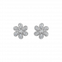 Floral Fields Diamond Stud Earrings