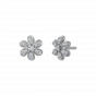 Floral Fields Diamond Stud Earrings