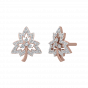 Maple Beginnings Diamond Stud Earrings