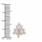 Maple Beginnings Diamond Stud Earrings