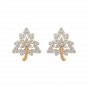 Maple Beginnings Diamond Stud Earrings