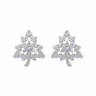 Maple Beginnings Diamond Stud Earrings