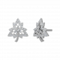 Maple Beginnings Diamond Stud Earrings
