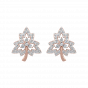 Maple Beginnings Diamond Stud Earrings