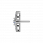 The Round Square Diamond Stud Earrings