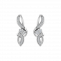 Golden Curves Diamond Stud Earrings