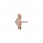 Golden Glow Diamond Stud Earrings