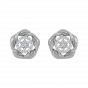 Golden Glow Diamond Stud Earrings