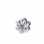 Awesome Gold Flower Diamond Pendant