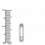 The Long Loop Gold Diamond Pendant