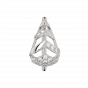 Christmas Tree Diamond and Gold Ring