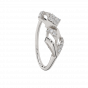 Diamond and Gold Christmas Star Ring