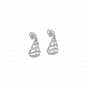 Christmas Tree Diamond and Gold Earring